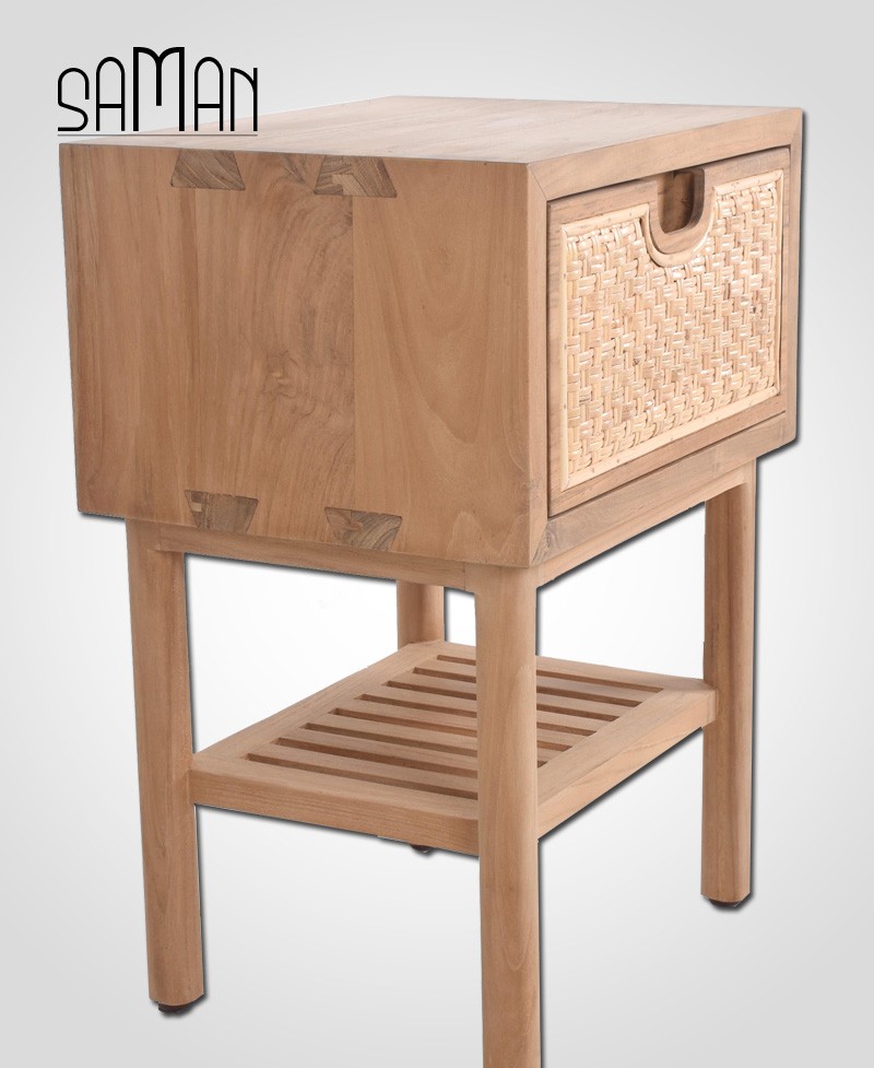 Chaise de Table Picot - Bois Brûlé - Maison Saman