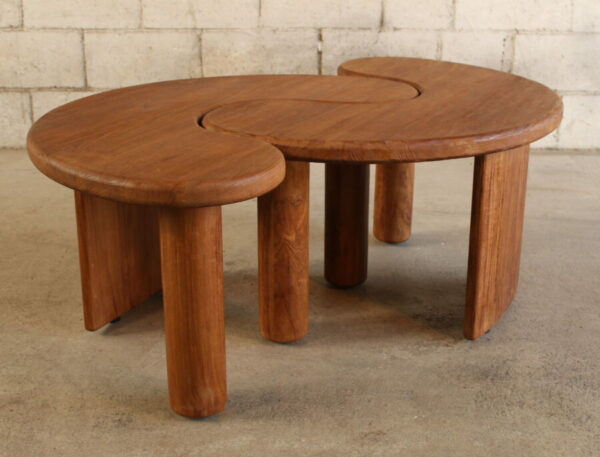 Table-basse-deux-parties-noyer-clair-design-arrondi-courbes-artisanat-1