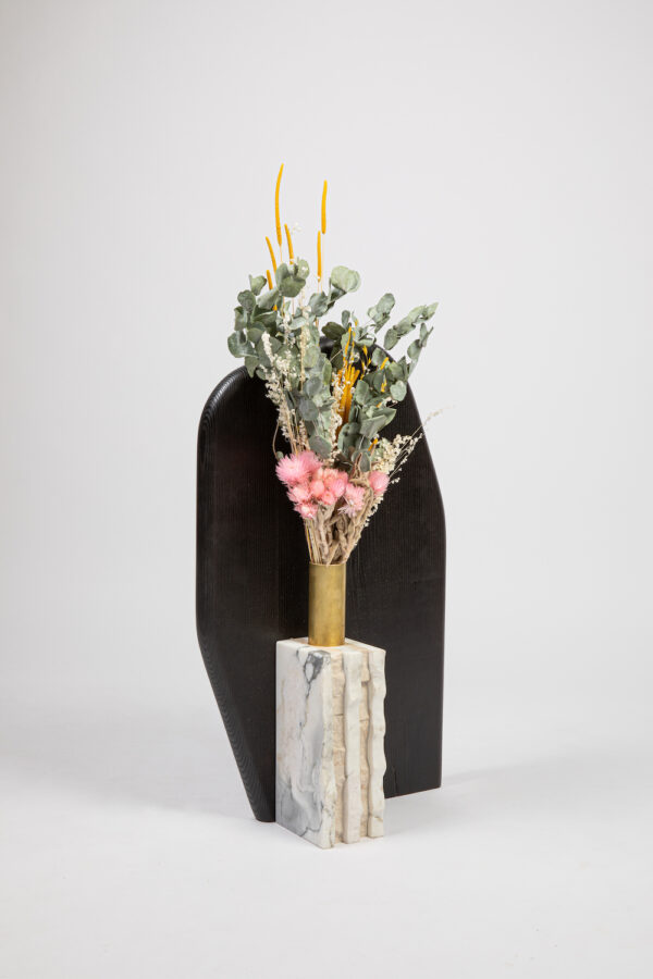vase-bois-brûlé-marbre-design-maison-saman-édition-limitée-2