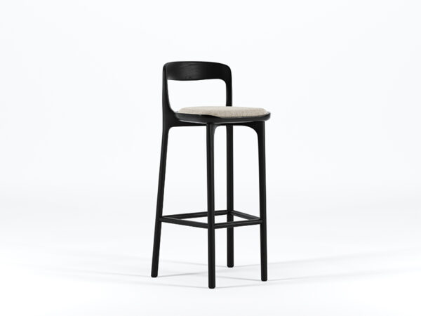 chaise-haute-tabouret-comptoir-bois-brûlé-noir-design-artisanat-français-cuisine-1